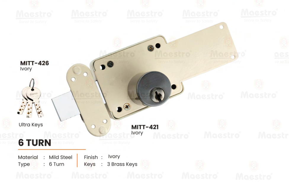 Inter Lock 6 Turn - Dimple Key MAESTRO