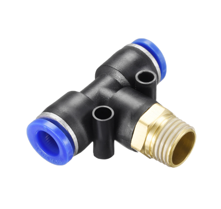 Pneumatic Push Fitting (Thread - Connector , Elbow and Tee)