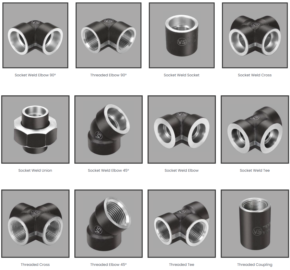 MS Forged Steel Pipe Fittings 1000LBS