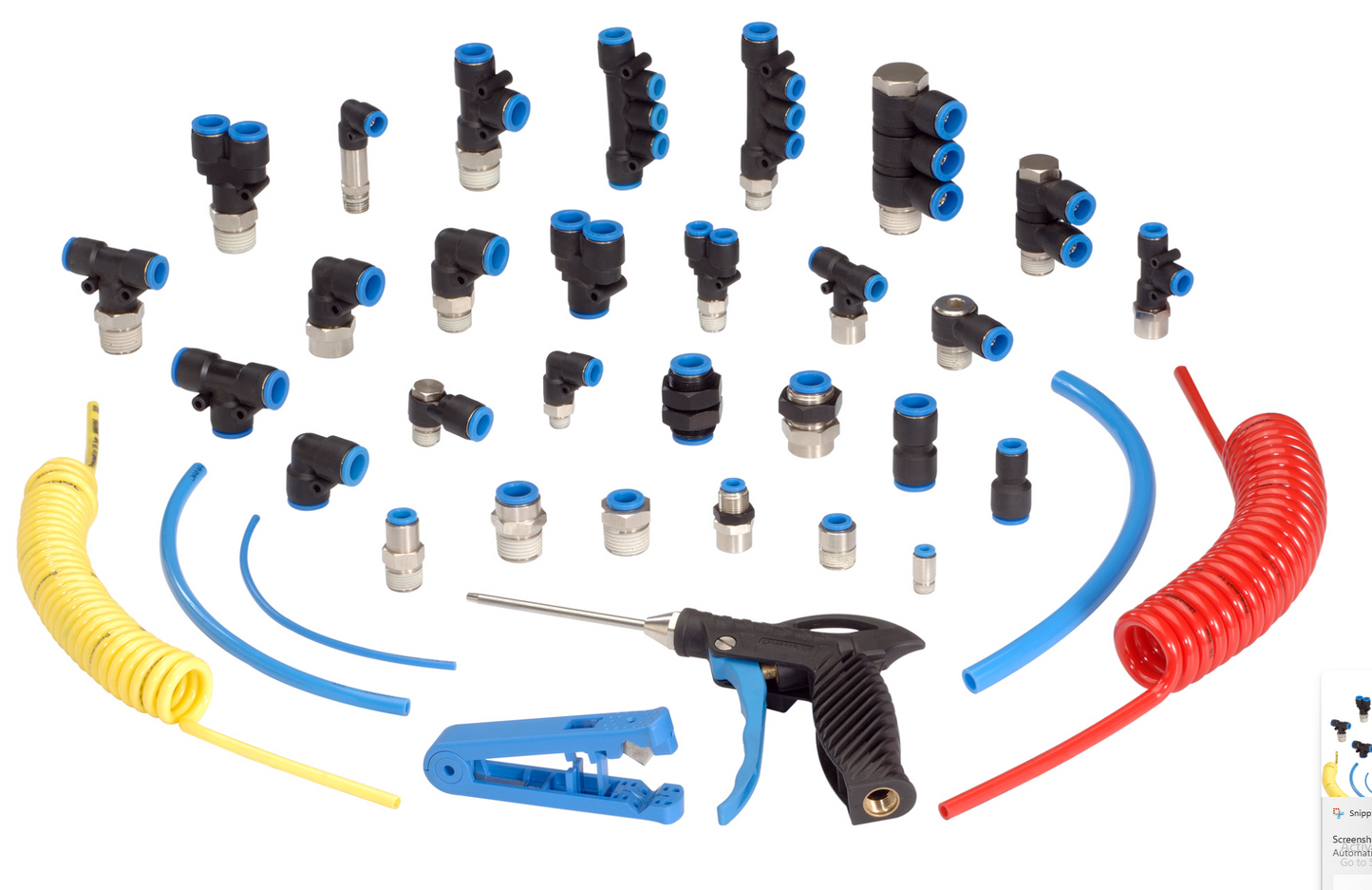 Pneumatic Push Fitting (Elbow , Union , Tee , Y , Cross)