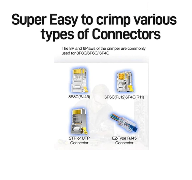 Network Crimping Tool  RJ45 - RJ11 - RJ12