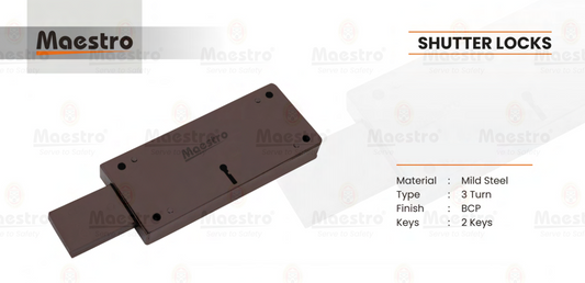 Side Shutter Lock- Set of 2 - MAESTRO