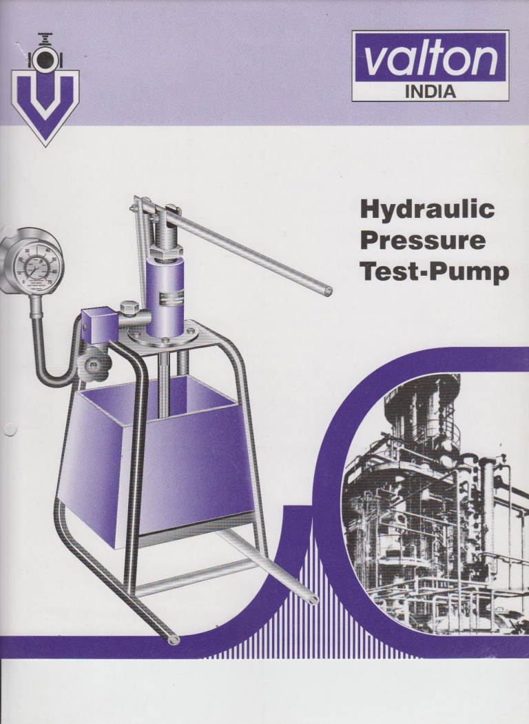 Hydraulic Pressure Testing Pump VALTON